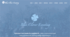 Desktop Screenshot of blueclovereventing.com