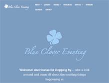 Tablet Screenshot of blueclovereventing.com